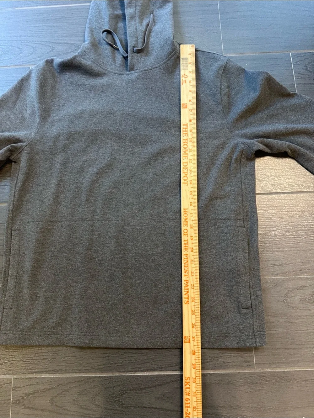 J. Crew Seaboard Men's Gray Hooded Sweat Shirt